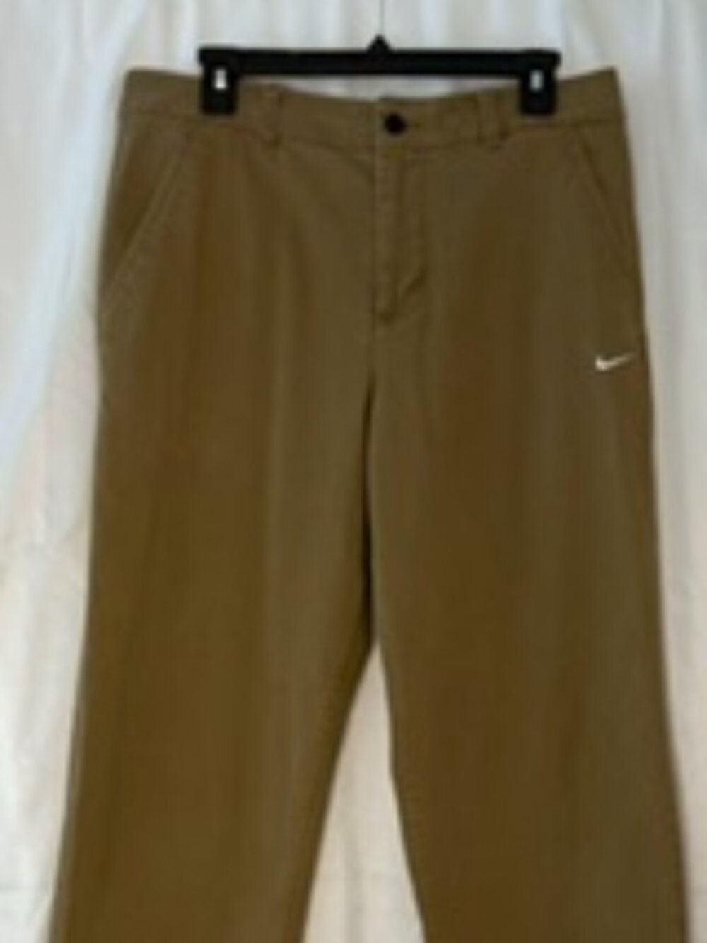 Men's Nike Life Unlined Cotton Chino Pants; Dark Driftwood colorway; Size 34
